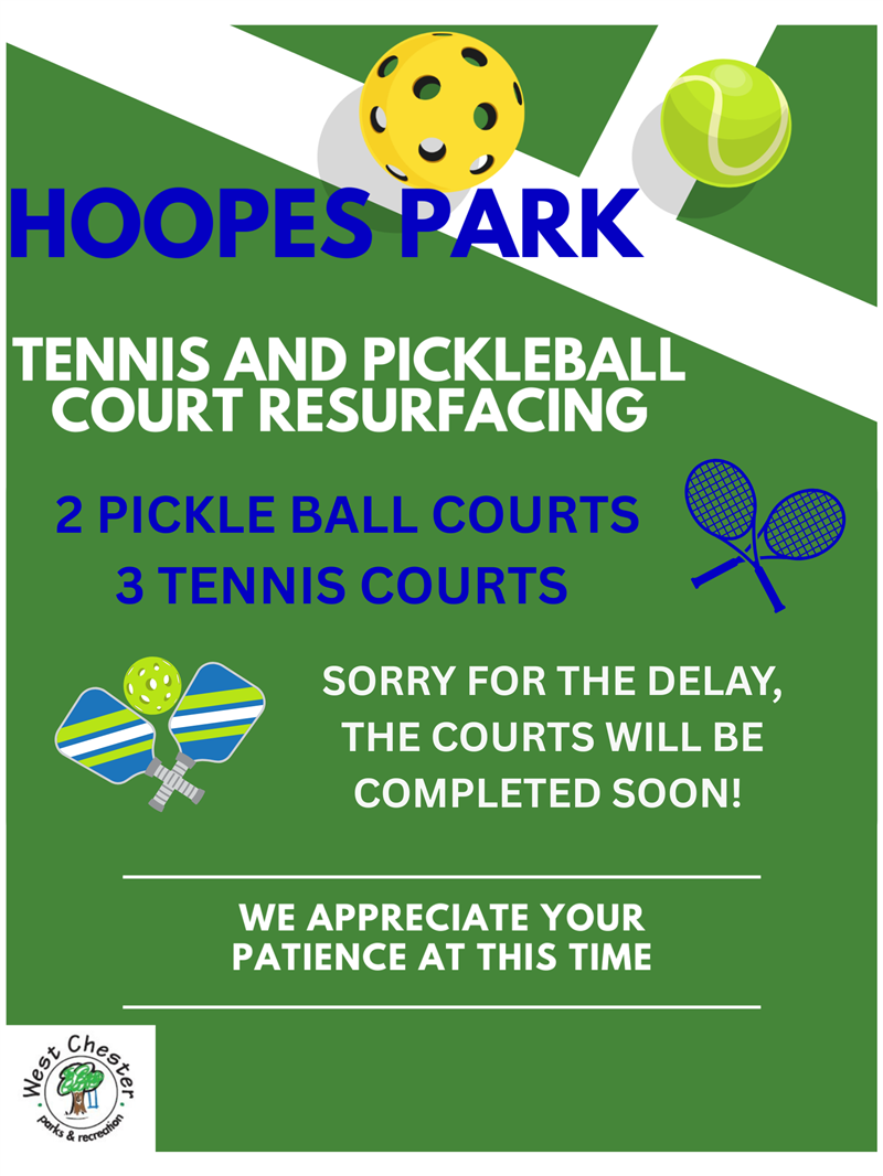Tennis/Pickleball Courts Update